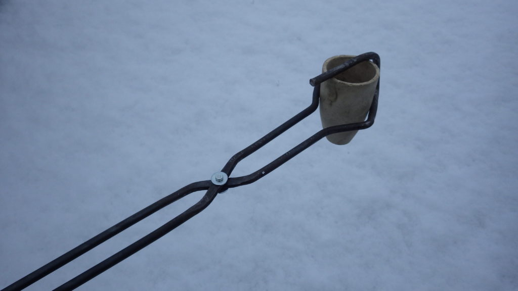 Making Crucible Lifting Tongs for lifting 2000° crucibles of